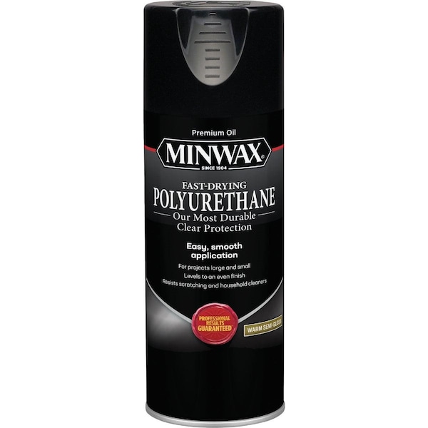 Minwax Warm Semi-Gloss Clear Spray Polyurethane, 11.5 Oz. 33055000 - main